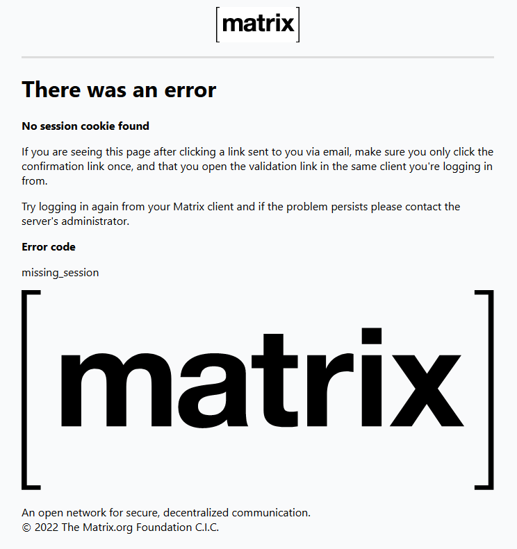 missing_session error